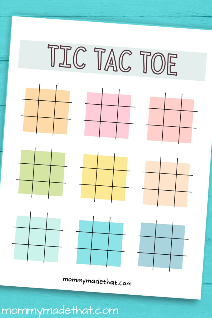 Printable Tic Tac Toe Boards Free Printable Templates Artofit