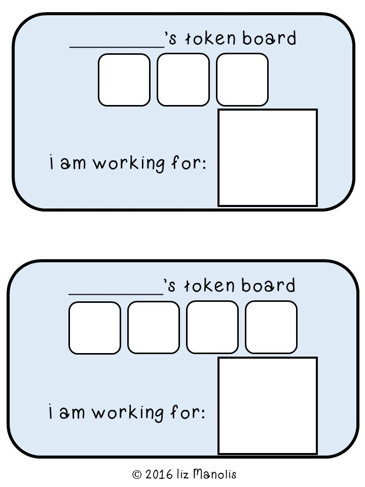 Printable Token Board