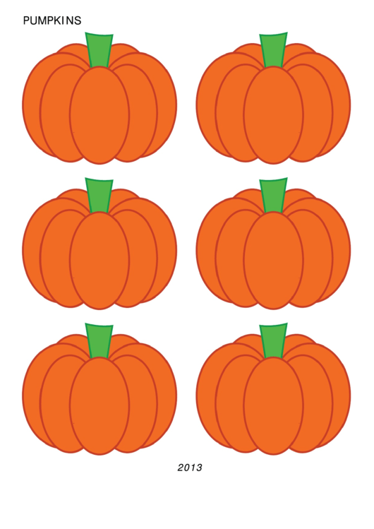 Pumpkin Cut Out Template Printable Pdf Download