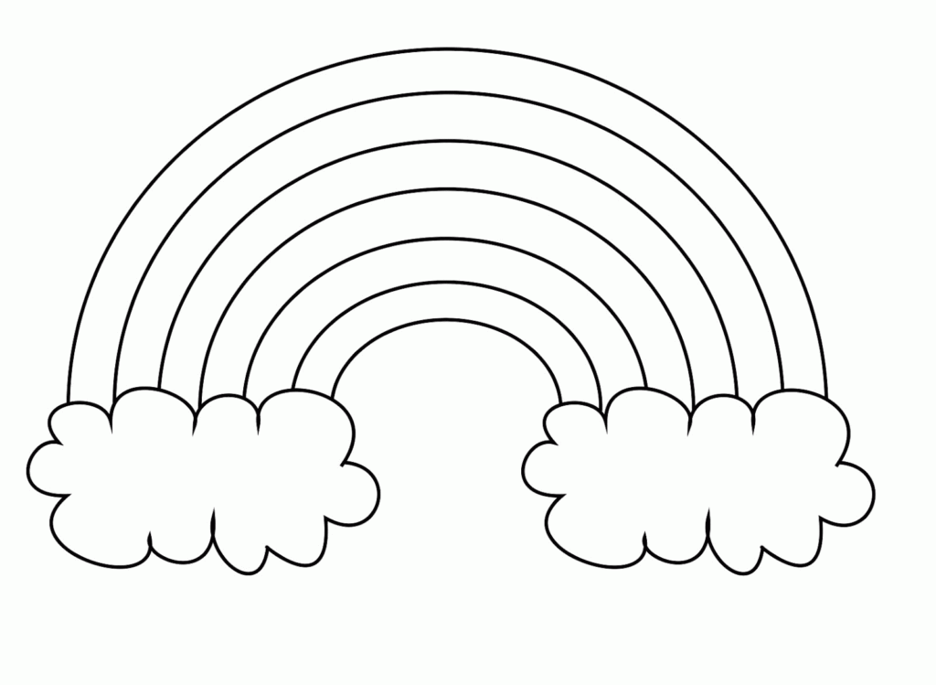 Rainbow Coloring Pages Free Printable