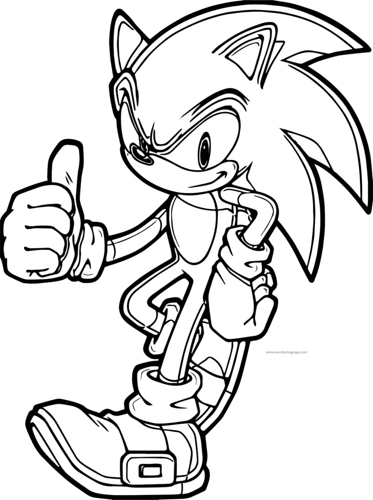 Sonic The Hedgehog Printable Coloring Sheets Free Printable Templates