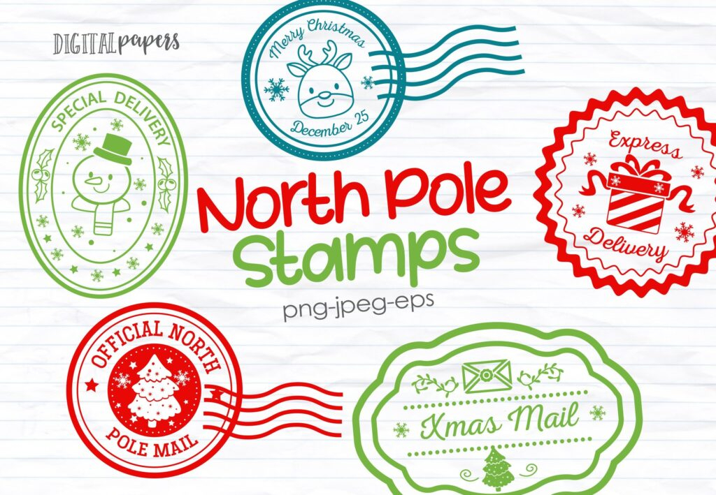 Stamps Free Printable North Pole Special Delivery Printable Free 