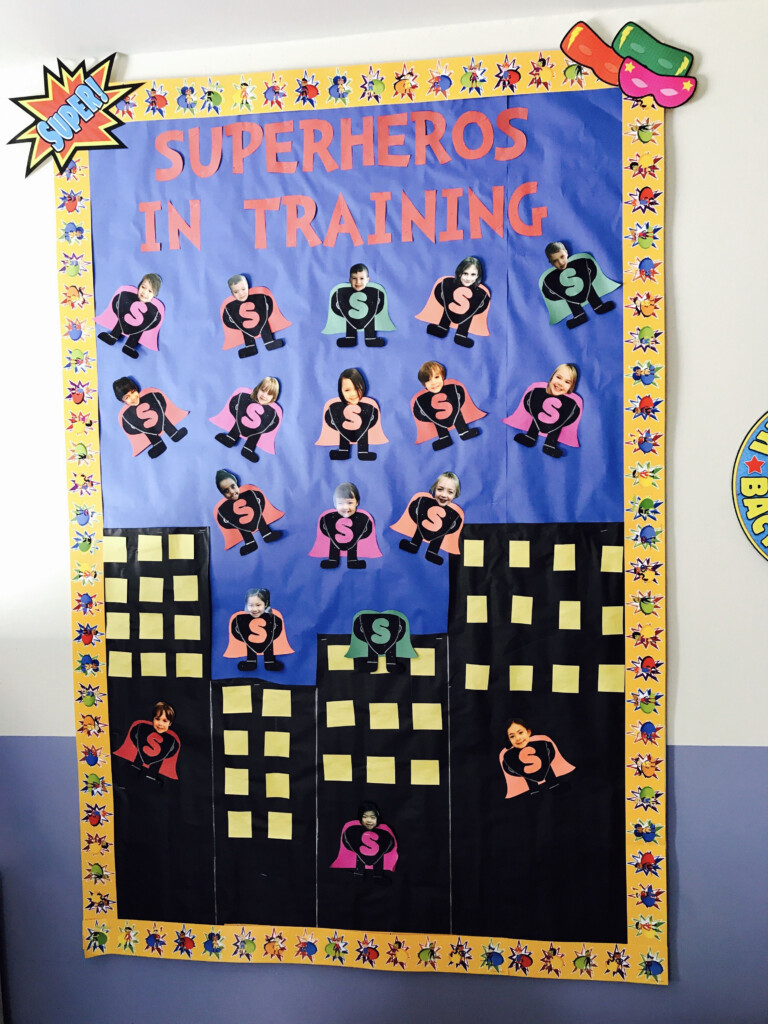 Superhero Bulletin Board Printables
