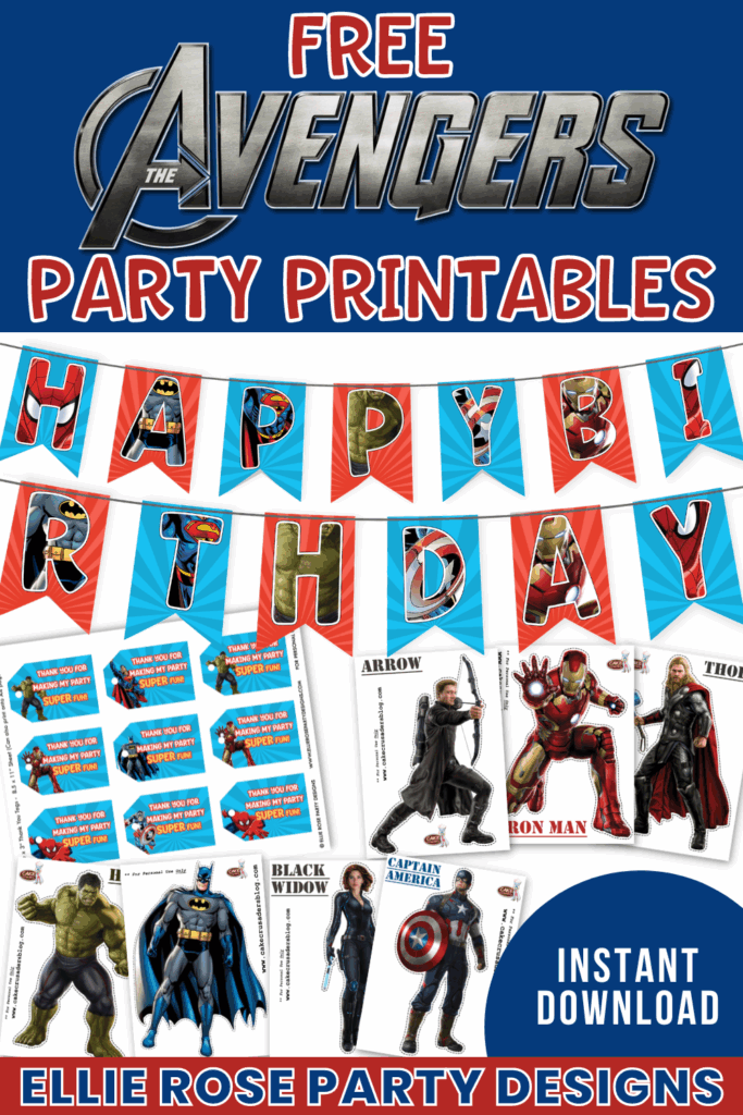 Superhero Party Ideas Ellierosepartydesigns In 2022 Birthday 