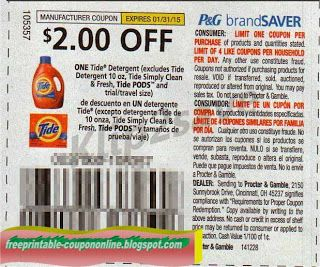 Tide Cleaners Printable Coupons