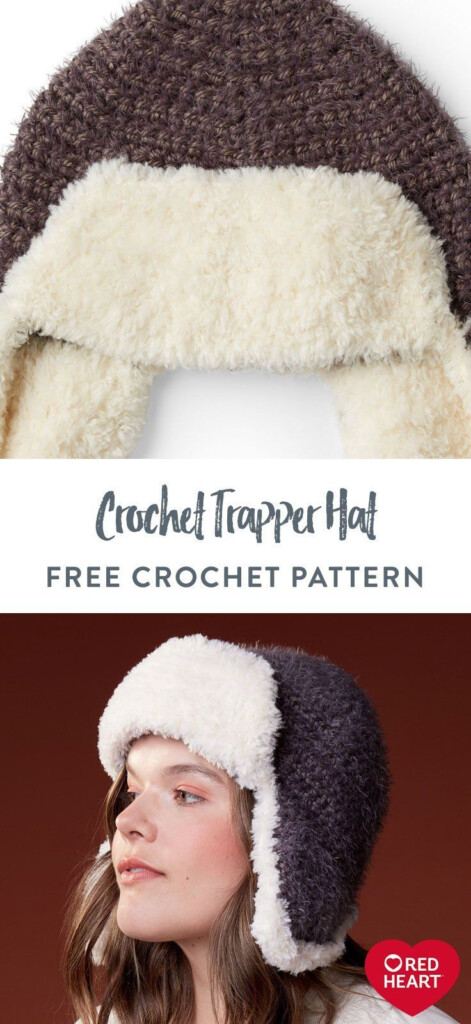 Trapper Hat Pattern Free You Can Make A Warm Trapper Hat That Hides A 