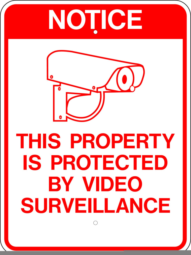 Video Surveillance Signs Printable FreePrintableTM