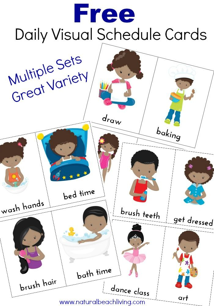 Visual Routine Cards Free Printable